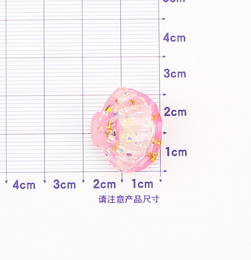 Wholesale Creative Seashells with Pearls Resin Cream Glue Phone Case